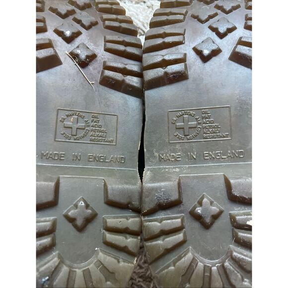 VTG Dr. Martens 8053 Brown Leather Oxfords Dress Shoes England US Mens 11 UK 10 main image 9